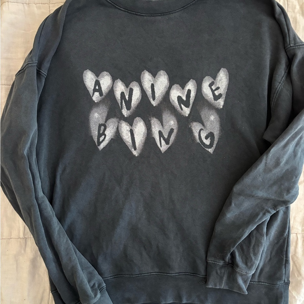 Anine Bing Charcoal Sweatshirt